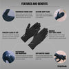 GripGrab Waterproof Knitted Thermal Glove - Hi Vis