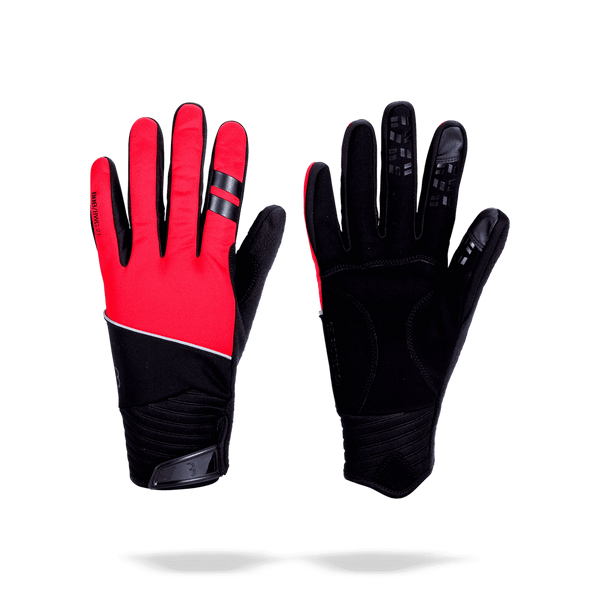 BBB Controlzone Winter Gloves Red Cycling and Sports Clothing