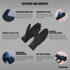 GripGrab Waterproof Knitted Thermal Glove - Black