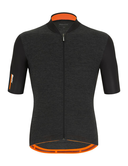 Santini Colore Puro Summer Jersey - Black