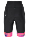 Santini Forza Indoor Ladies' Shorts - Black / Pink