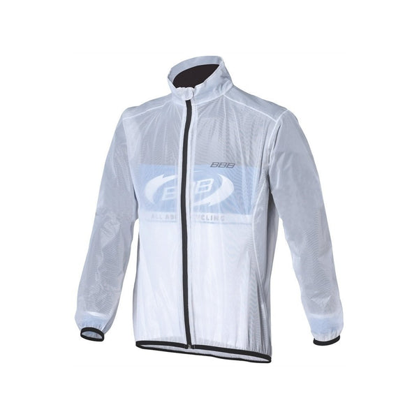 BBB Stormshield Rain Jacket semi transparent white Cycling and