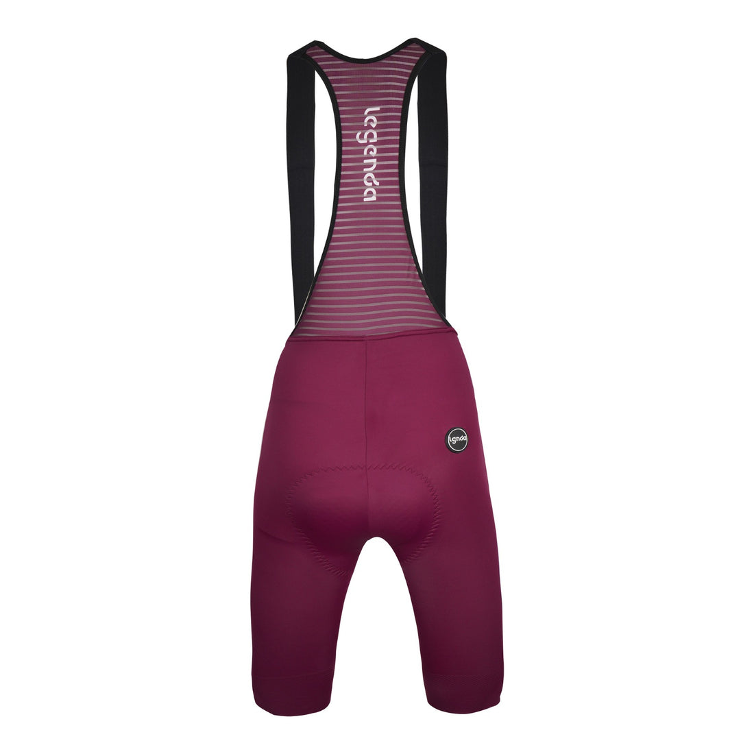 Legenda Women's Seamless Bib Shorts Burgundy