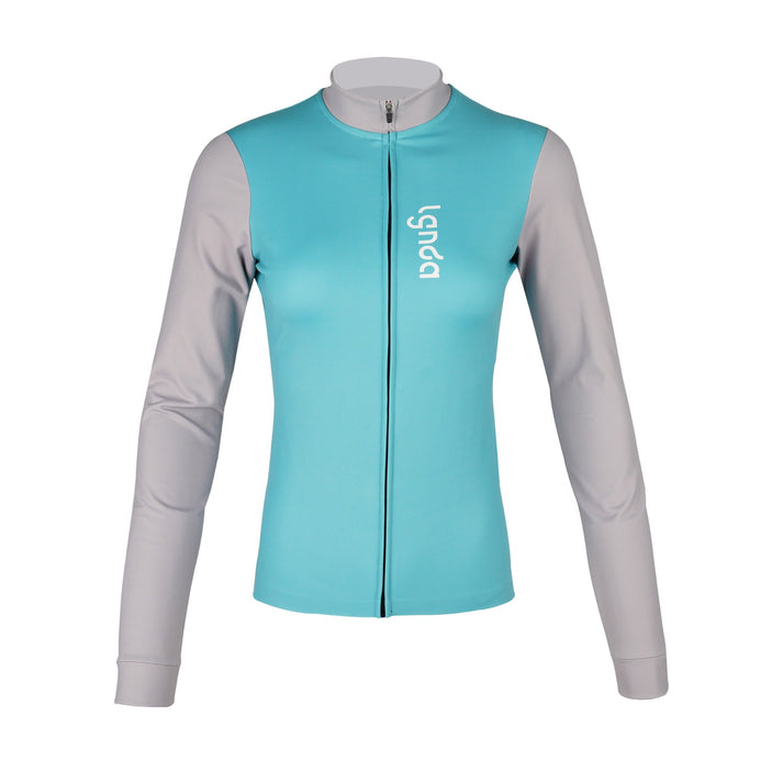 Legenda Women's Thermal Top Teal Grey