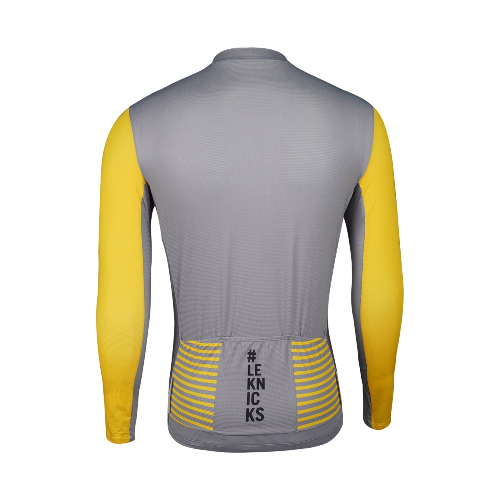 Le Knicks Unisex Long Sleeve Summer Jersey Grey/Yellow