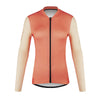 Le Knicks Women's Long Sleeve Summer Jersey Peach/Vanilla