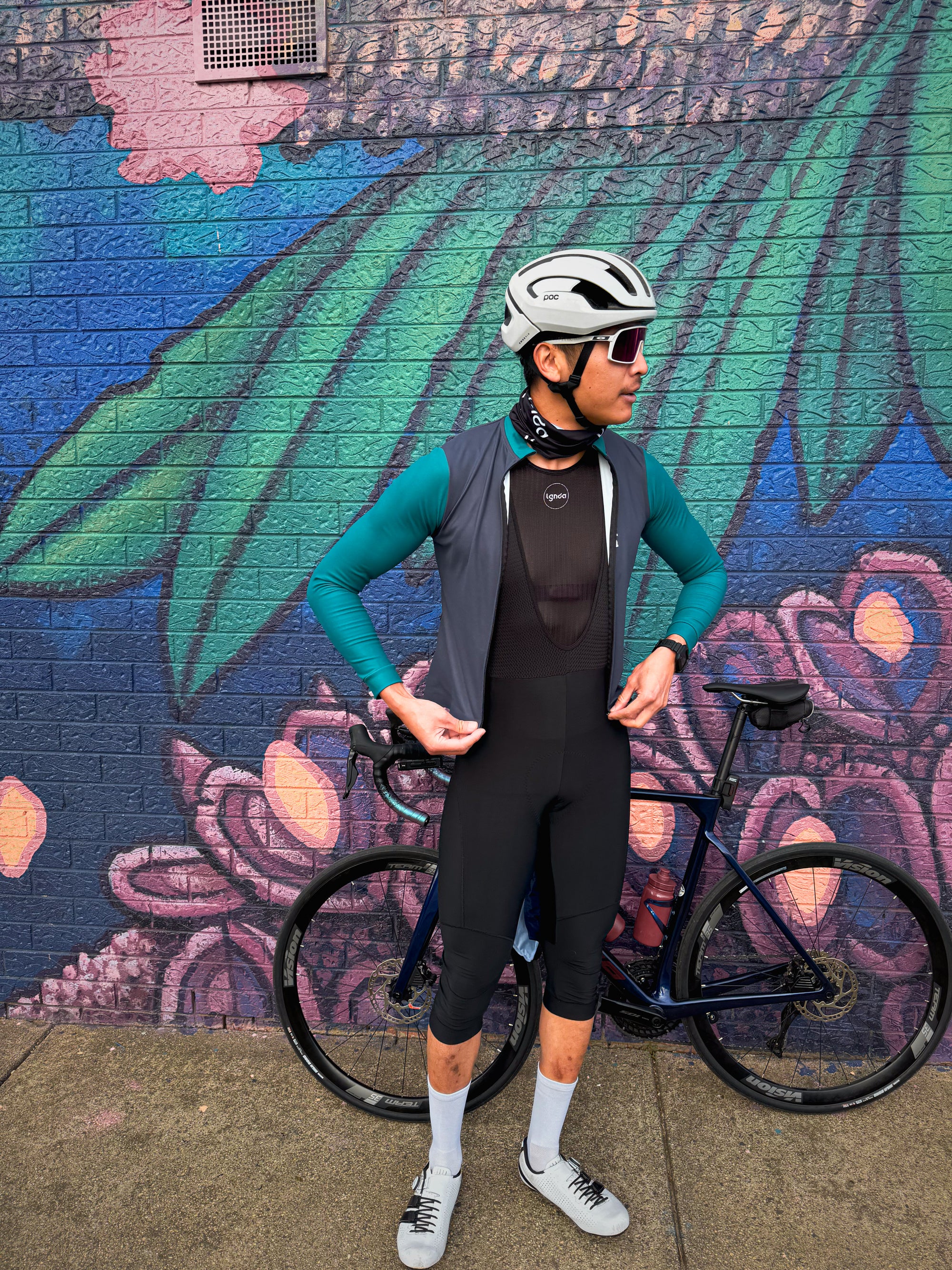 Men's 3/4 Thermal Bibs Black