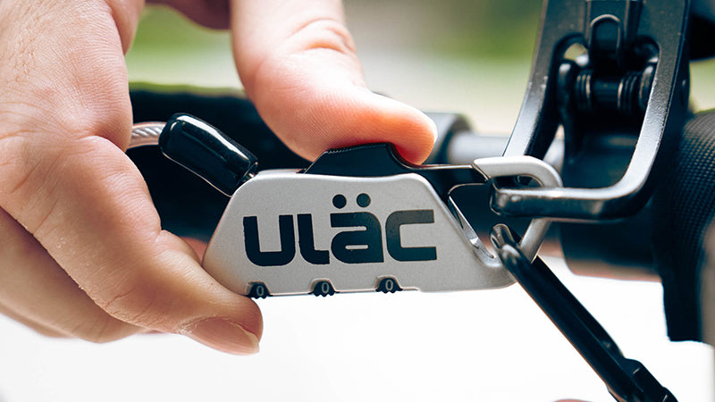 Ulac Piccadilly Ltd Karabiner Combo lock 4mm x 120cm