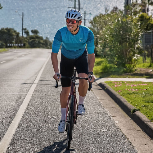 Legenda Men's Cycling Jersey Green wave