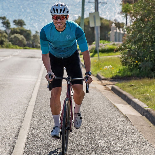 Legenda Men's Cycling Jersey Green wave