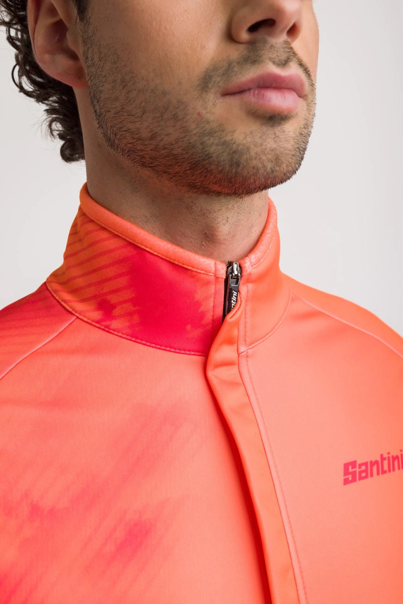 Santini Men's Pure Dye Jacket Orange