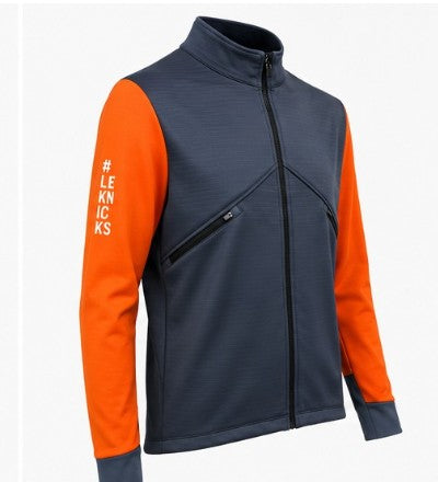 Le Knicks Winter Jacket - Grey/Orange