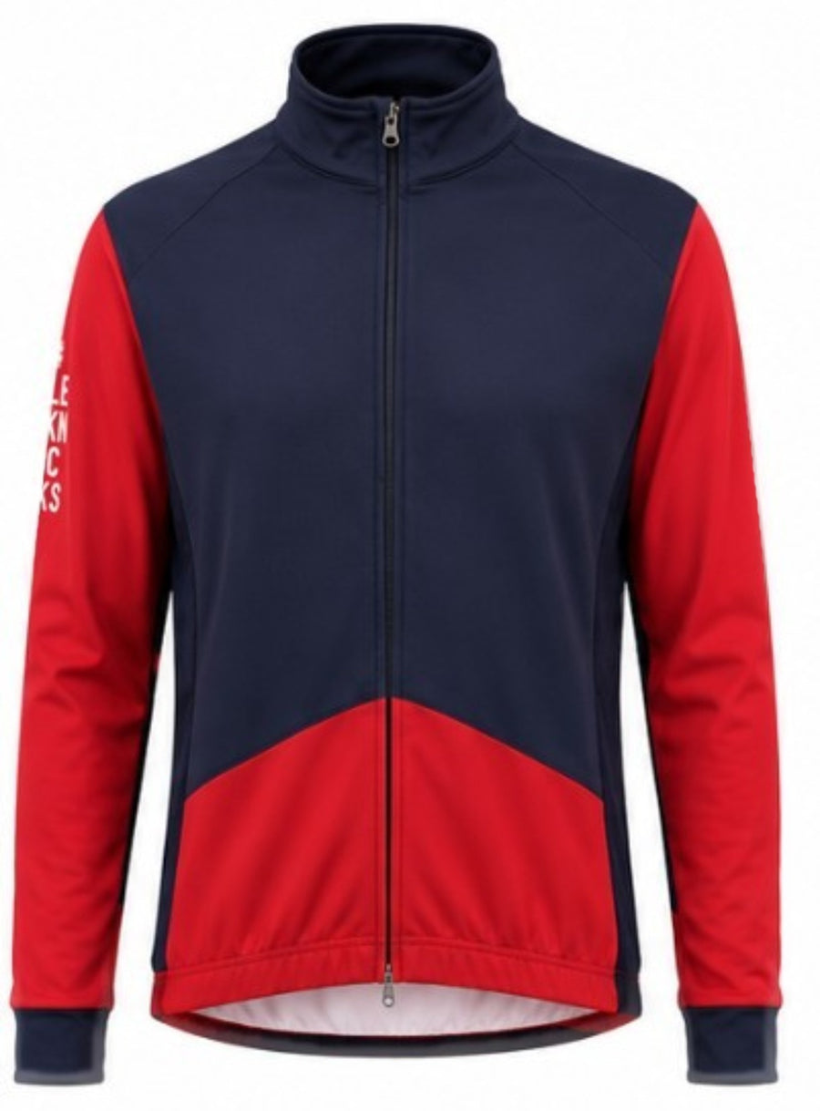 Le Knicks Winter Top - Red/Navy