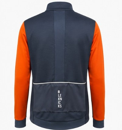 Le Knicks Winter Jacket - Grey/Orange