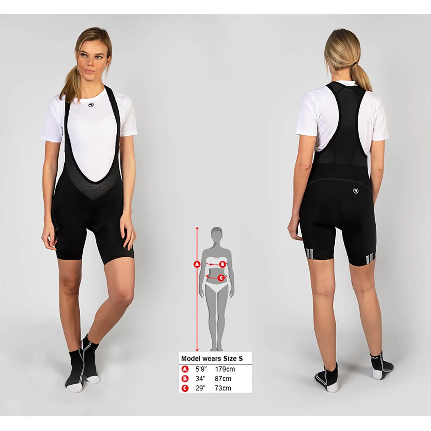 Endura Women s FS260 Pro DS II Bib Shorts Black Cycling and