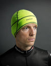 The GripGrab HiViz  Skull Cap - on man