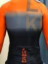 Le Knicks Lightweight Long Sleeve Jersey Orange / Black