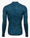 Pearl Izumi Men's Attack Long Sleeve Summer Jersey - Ocean Blue Hatch Palm