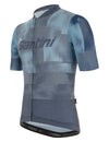 Santini Forza Indoor Training Jersey - Blue / Grey
