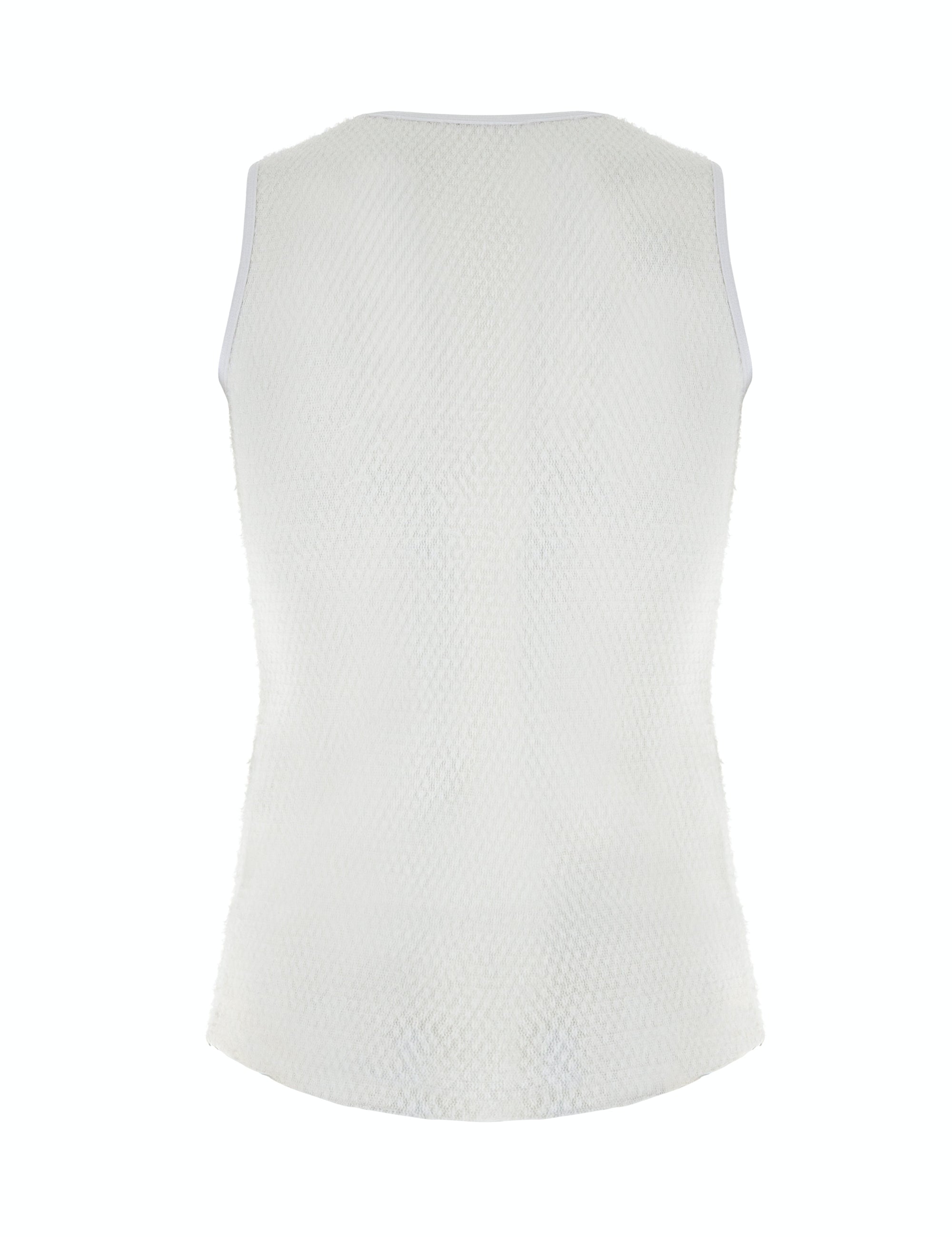 Santini Alpha Sleeveless Baselayer - White