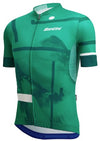 Santini Men's Delta Berg Summer Jersey - Green