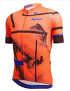 Santini Men's Delta Berg Summer Jersey - Orange