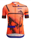 Santini Men's Delta Berg Summer Jersey - Orange