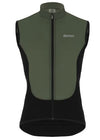 Santini Gravel Trail Wind Vest - Military Green