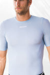 Santini Lieve Short Sleeve Mesh Baselayer Light Blue