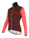 Santini Women's Nebula Wind Jacket - Black/Pink
