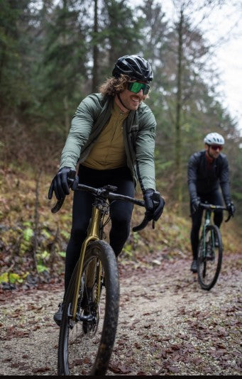gravel bike jacket Santini Alpha Trail Gravel Jacket - Military Green - Cycling and Sports Clothing