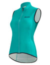 Santini Women's Nebula Puro Wind Vest - Aqua