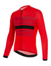 Santini Sleek Long Sleeve Summer Bengal Jersey - Red