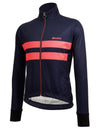 Santini Colore Bengal Halo Winter Jacket - Navy - Fluoro Pink