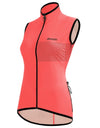 Santini Women's Guard Nimbus Rainproof Wind Vest - Granatina Coral Pink