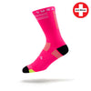 Sub4 Performance 3/4 Crew Cycling Sock - Pink
