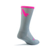 Sub4 Cycling Sock - Grey/Pink