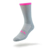 Sub4 Cycling Sock - Grey/Pink