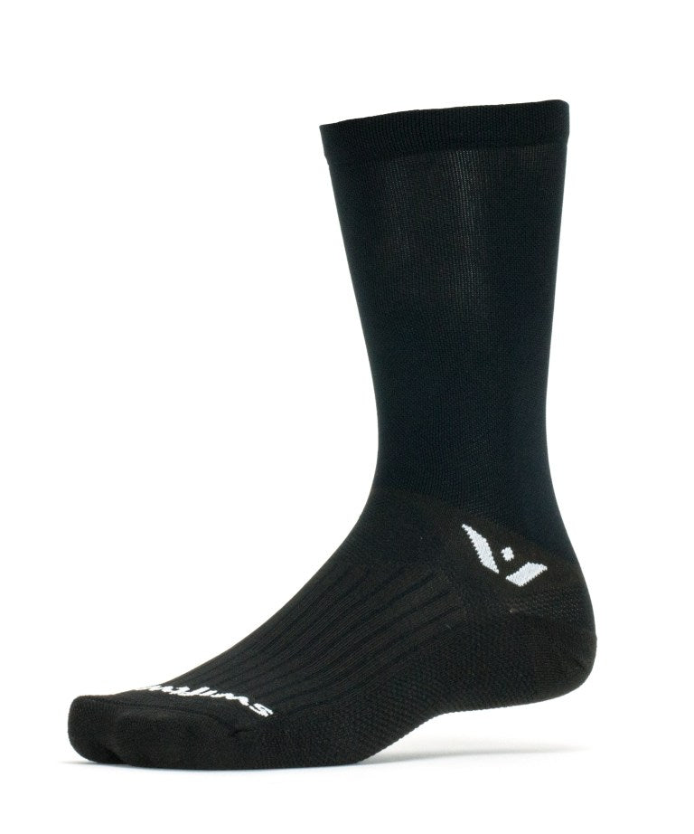 Swiftwick Aspire Seven Cycling Sock - Black