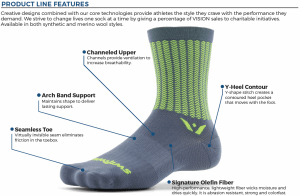 Swiftwick Vision Six Geometric Sock - Yellow