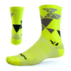 Swiftwick Vision Six Geometric Sock - Yellow