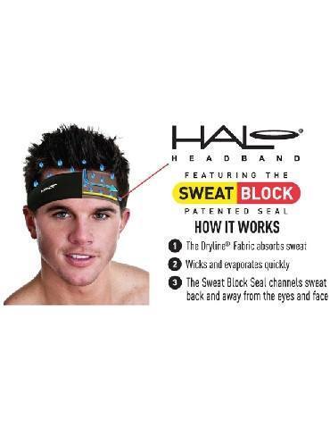Head - HALO Protex Bandana (White) - Sweat Block & Sun Protection